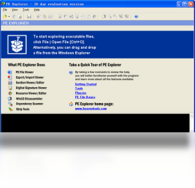 PEExplorer 1.99.6.1400-外行下载站
