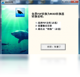 PDF转换成WORD转换器 1.2.3-外行下载站