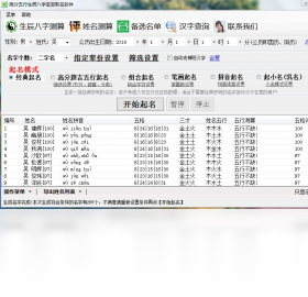 图片[2]-好名声五行生辰八字起名软件 4.2-外行下载站