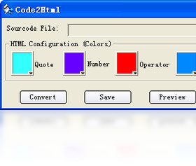 Code2Html 1.0.0.1-外行下载站