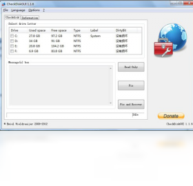checkdiskgui 0.1.1.6-外行下载站
