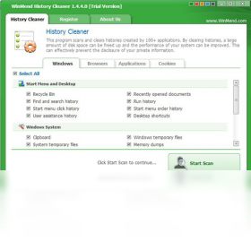 WinMendHistoryCleaner 1.4.4-外行下载站