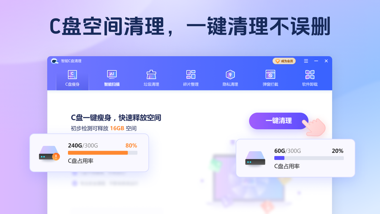 图片[2]-智能C盘清理·电脑清理大师 4.0.13-外行下载站