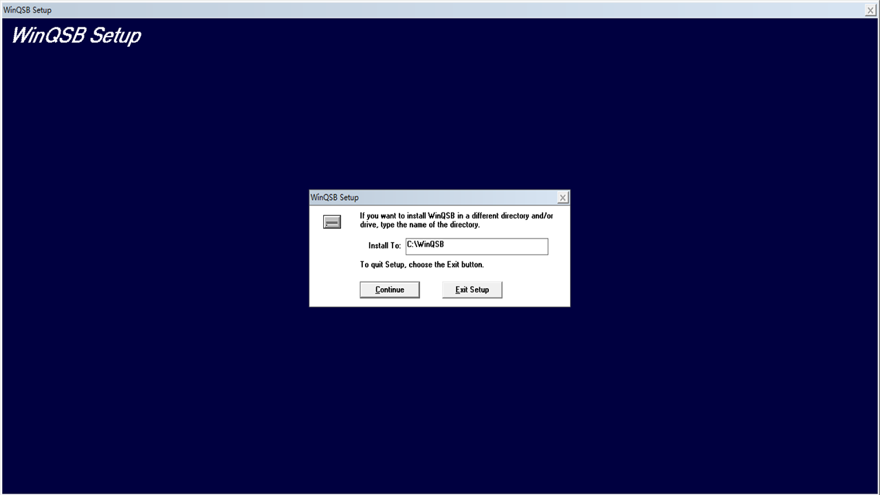 WinQSB 2.0.0-外行下载站