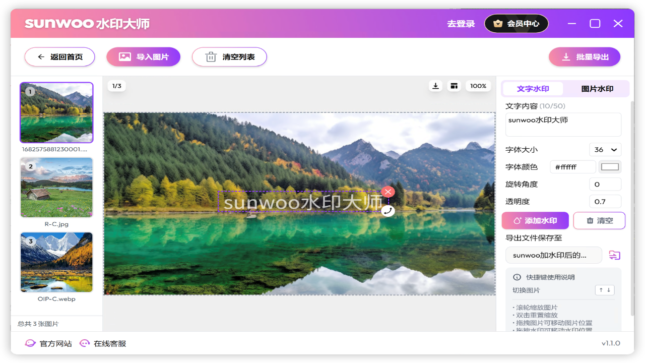 图片[2]-sunwoo水印大师 1.2.2-外行下载站