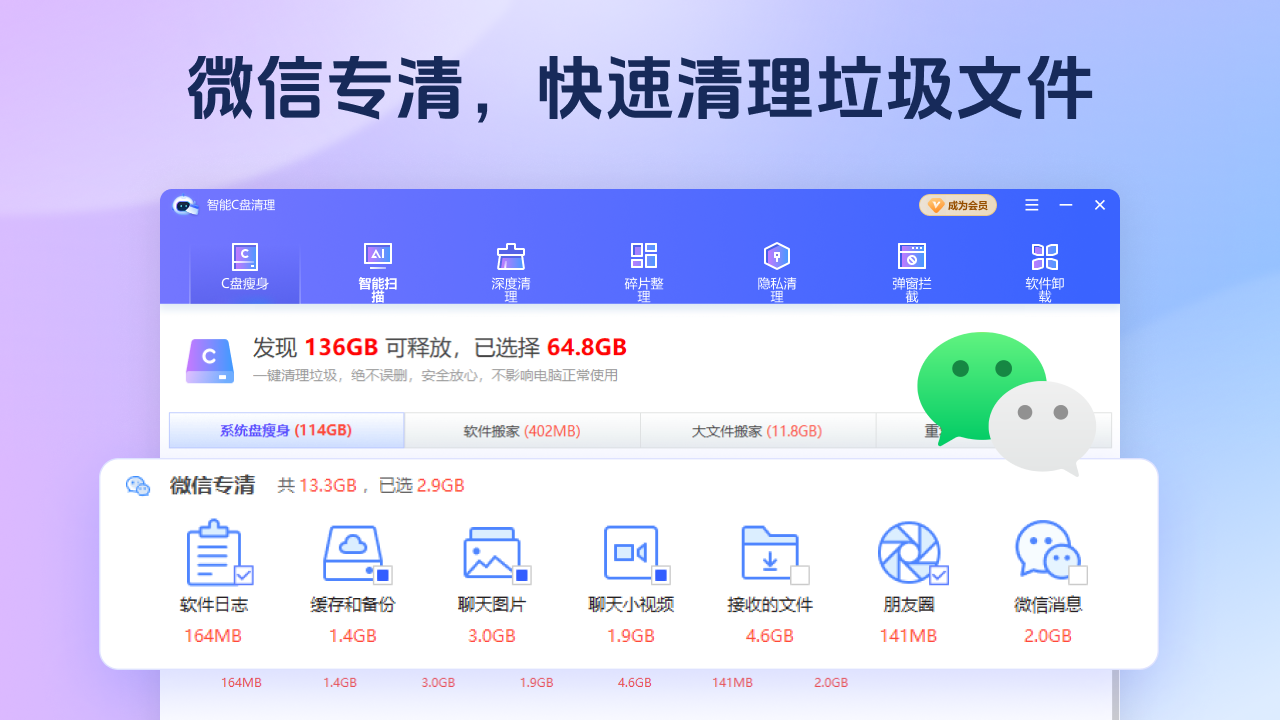 图片[4]-智能C盘清理·电脑清理大师 4.0.13-外行下载站