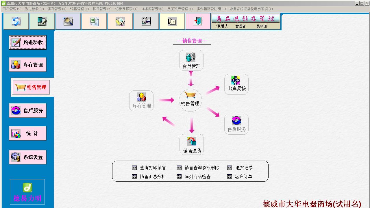 力明五金机电销售库管云数据软件 8.02.08-外行下载站