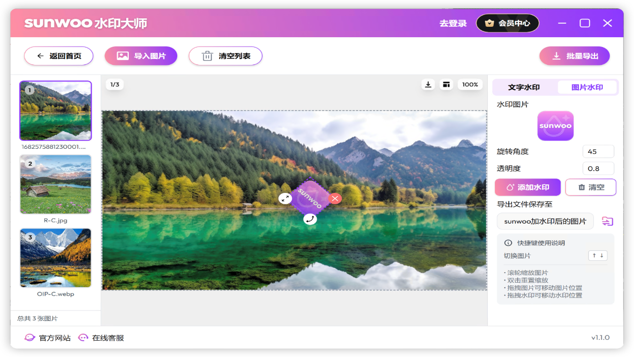 图片[3]-sunwoo水印大师 1.2.2-外行下载站