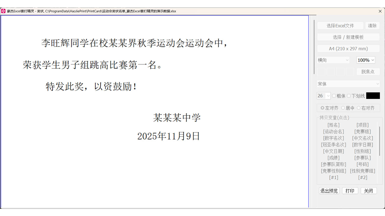 图片[4]-豪杰Excel套打精灵 1.006-外行下载站