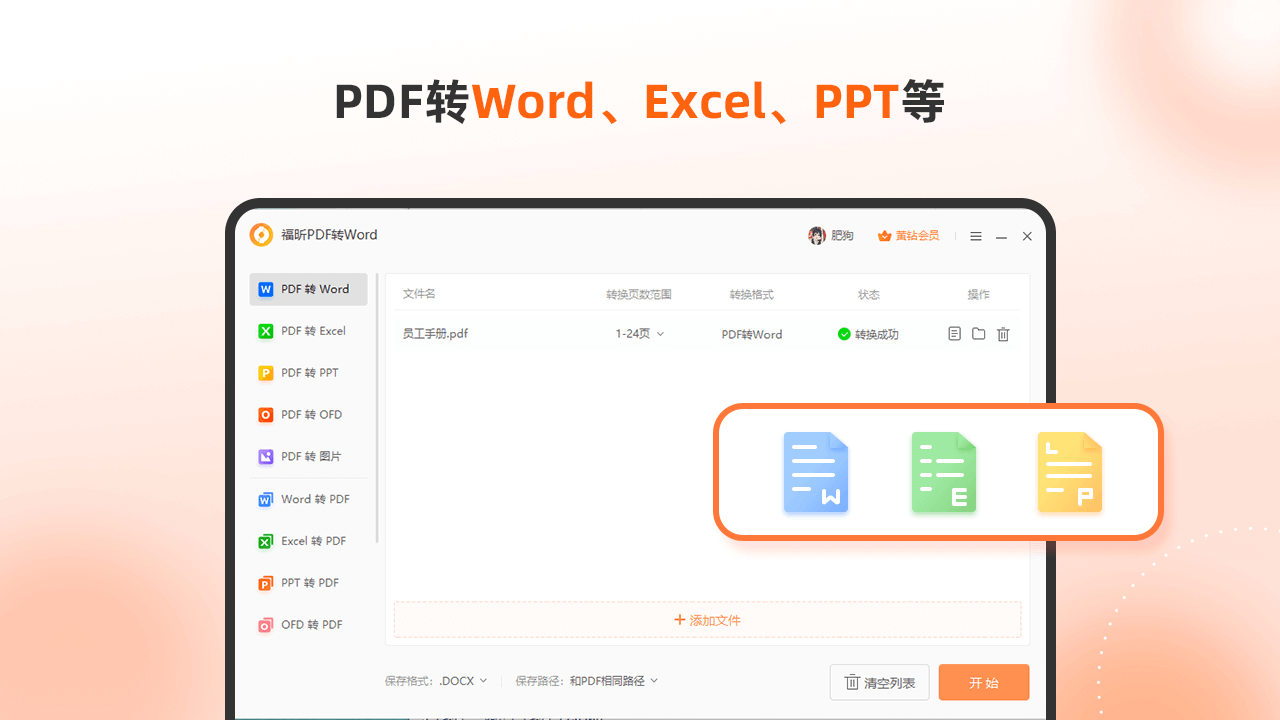 图片[4]-福昕PDF转Word 6.1.501.410-外行下载站
