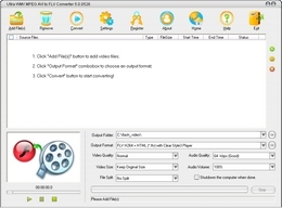 Ultra WMV MPEG AVI to FLV Converter 1.0.0.1-外行下载站