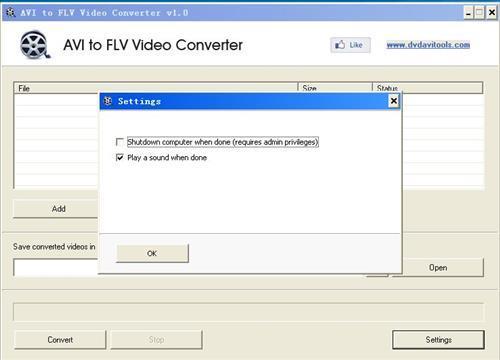 AVI to FLV Video Converter 1.0.0.0-外行下载站