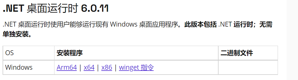 图片[2]-Microsoft Windows Desktop Runtime – 6.0.11 (x64) 6.0.11.31823-外行下载站