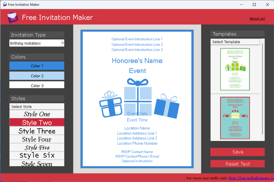 Free Invitation Maker 1.0.0-外行下载站
