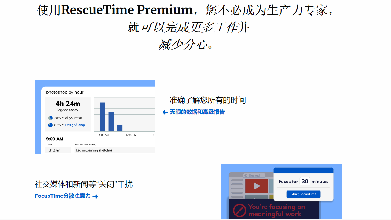 RescueTime 2.16.5.1-外行下载站