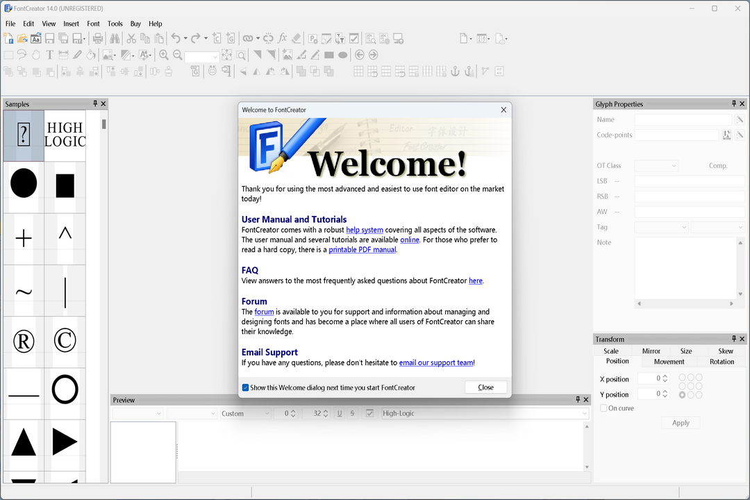 FontCreator 14.0.0.2901-外行下载站