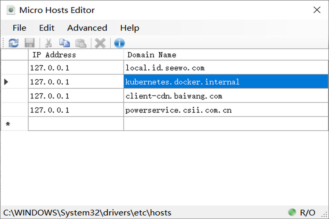 Micro Hosts Editor 1.3.0.0-外行下载站