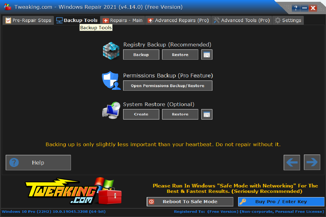 图片[2]-Tweaking.com – Windows Repair 4.14.0-外行下载站