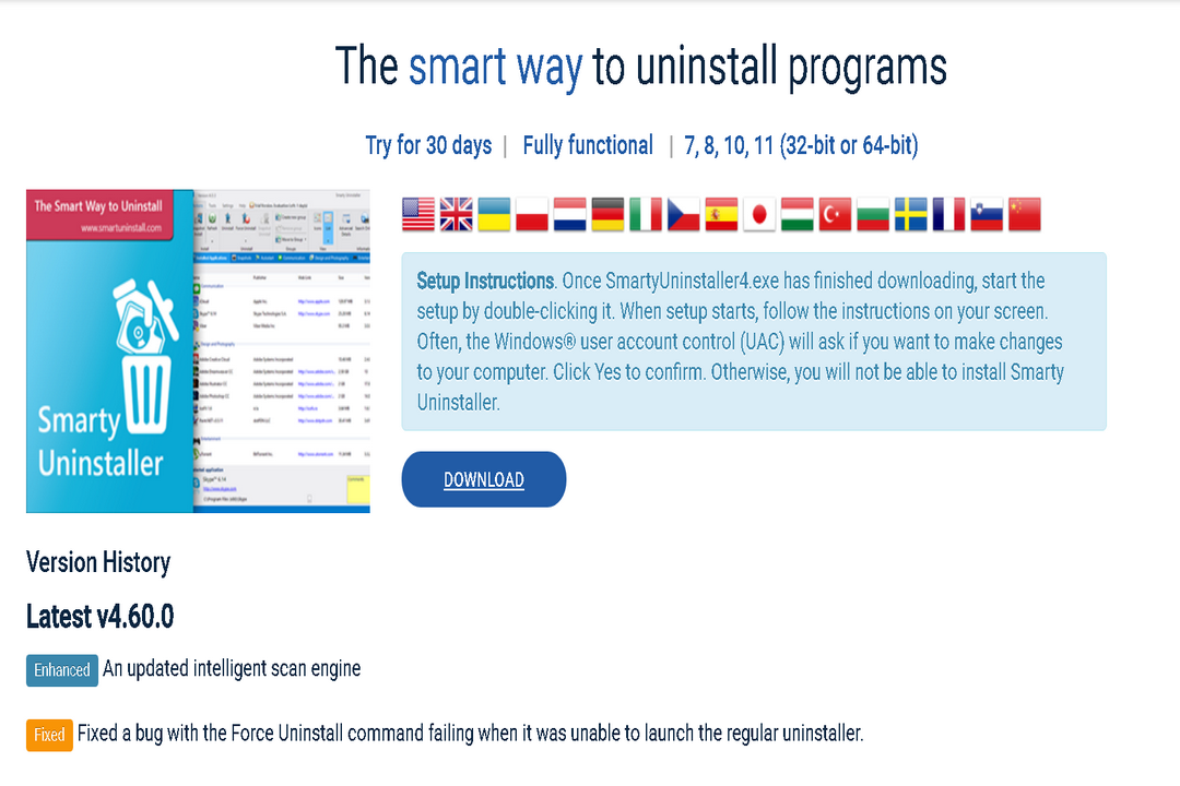 SmartyUninstaller 4.60.0.0-外行下载站